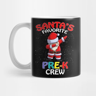 Santas Favorite Pre K Crew Teachers Christmas Matc Mug